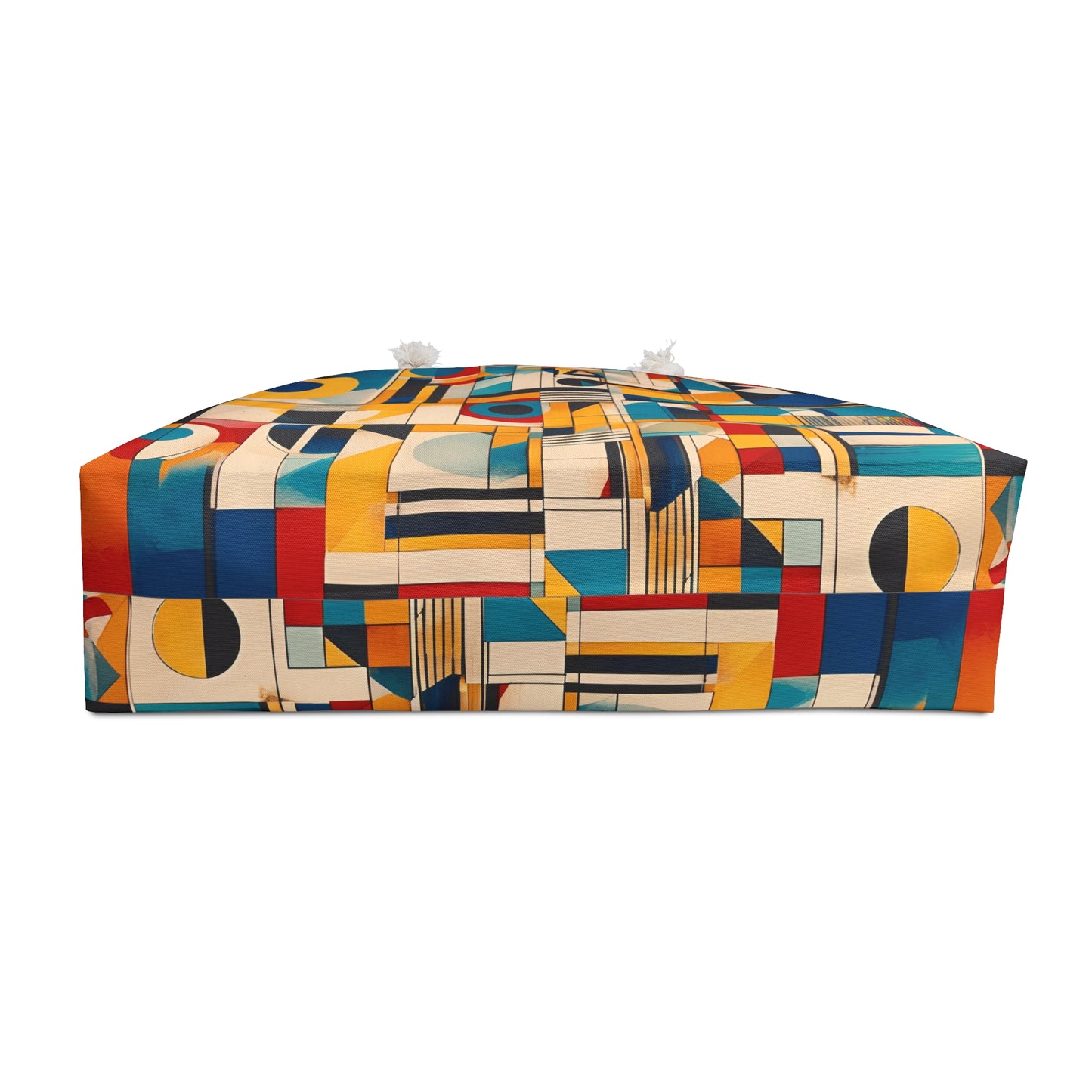 Bold Mid Century Design Printed on Weekender Bag bottom