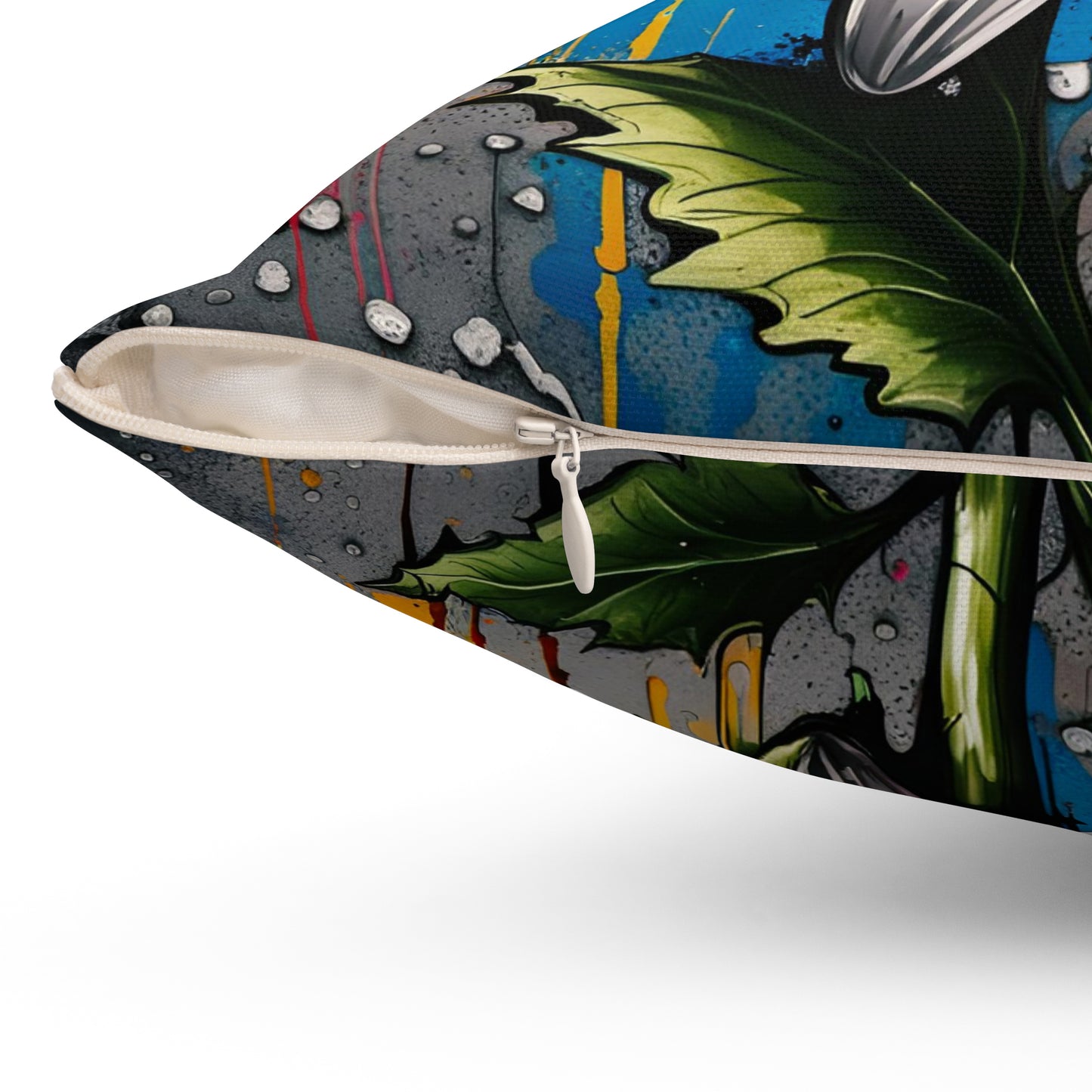 Daisy Outdoor Pillows Street Style Daisy Flowers Print zipper