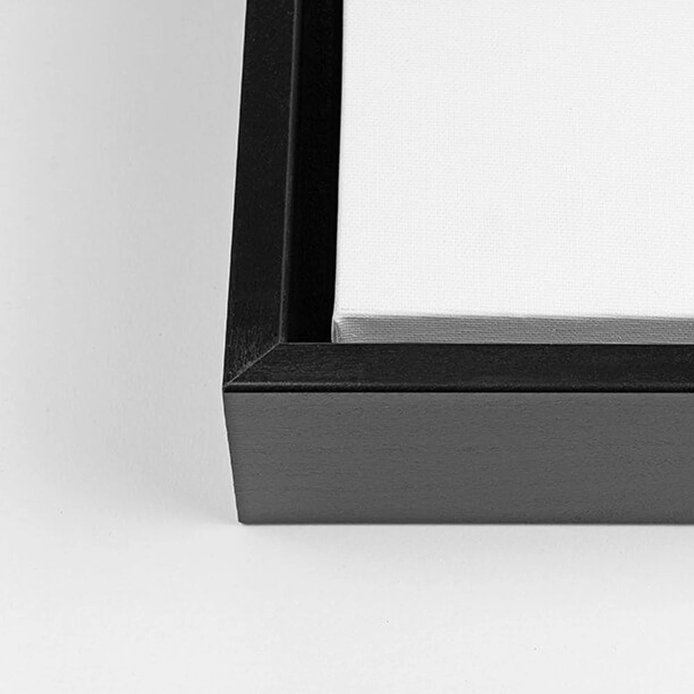 Ganesha on a distressed Red background Floating Frame Canvas