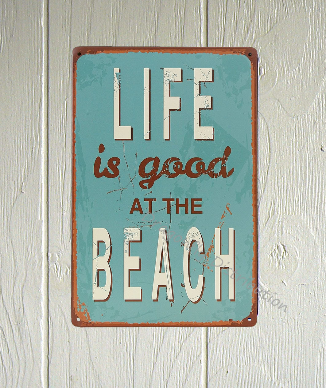 Beach Themed Tin Signs for Man Cave, Tiki Bar and Beach House decoration