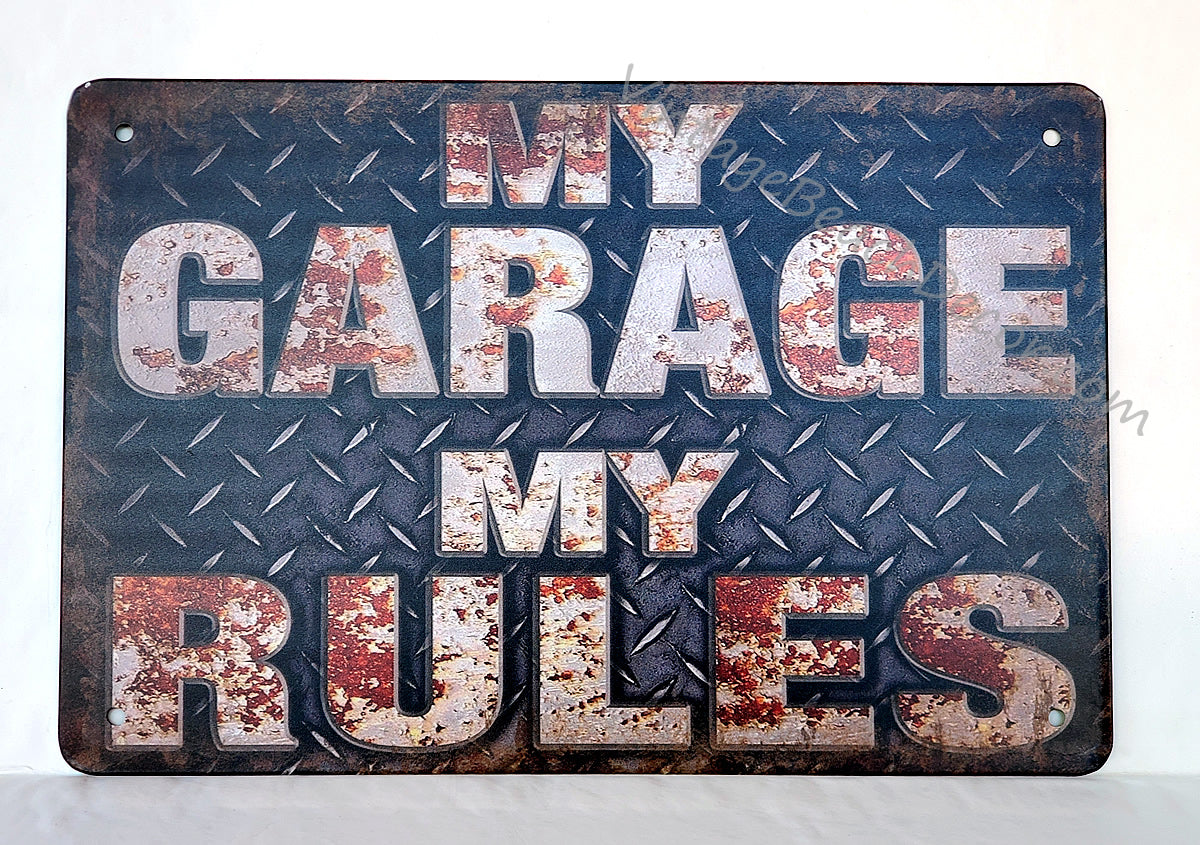 Beach Themed Tin Signs for Man Cave, Tiki Bar and Beach House decoration