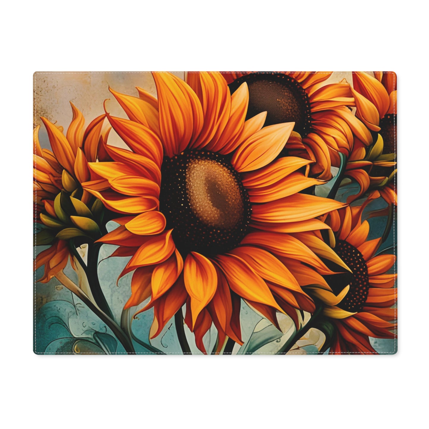 Home and Table Decor Gift Ideas Sunflowers Print Placemat