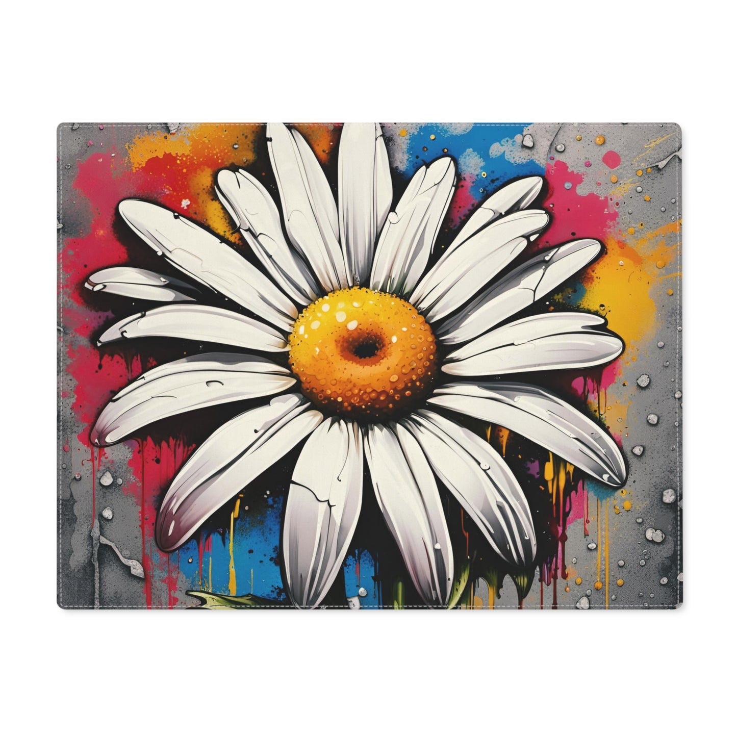 Home and Table Decor Gift Ideas  Street Style Daisy Flower Print cotton Placemat