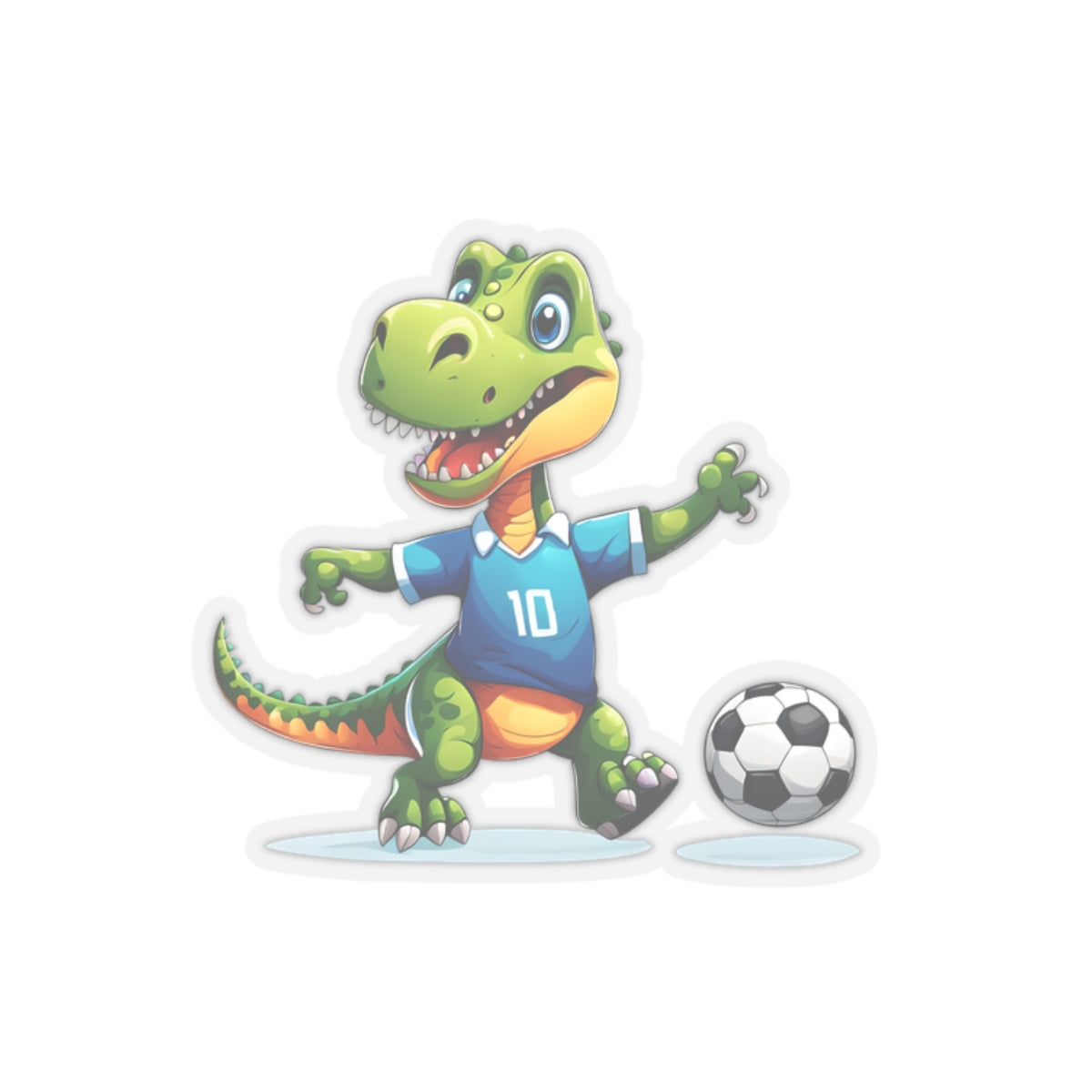 Soccersaurus Rex Kiss-Cut Stickers