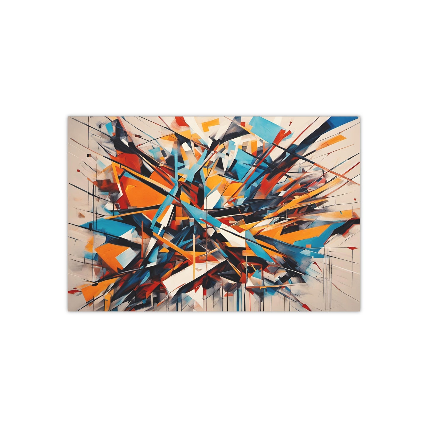Abstract Art Wall Print - Multicolor Explosion Print on Museum-Quality Archival Paper