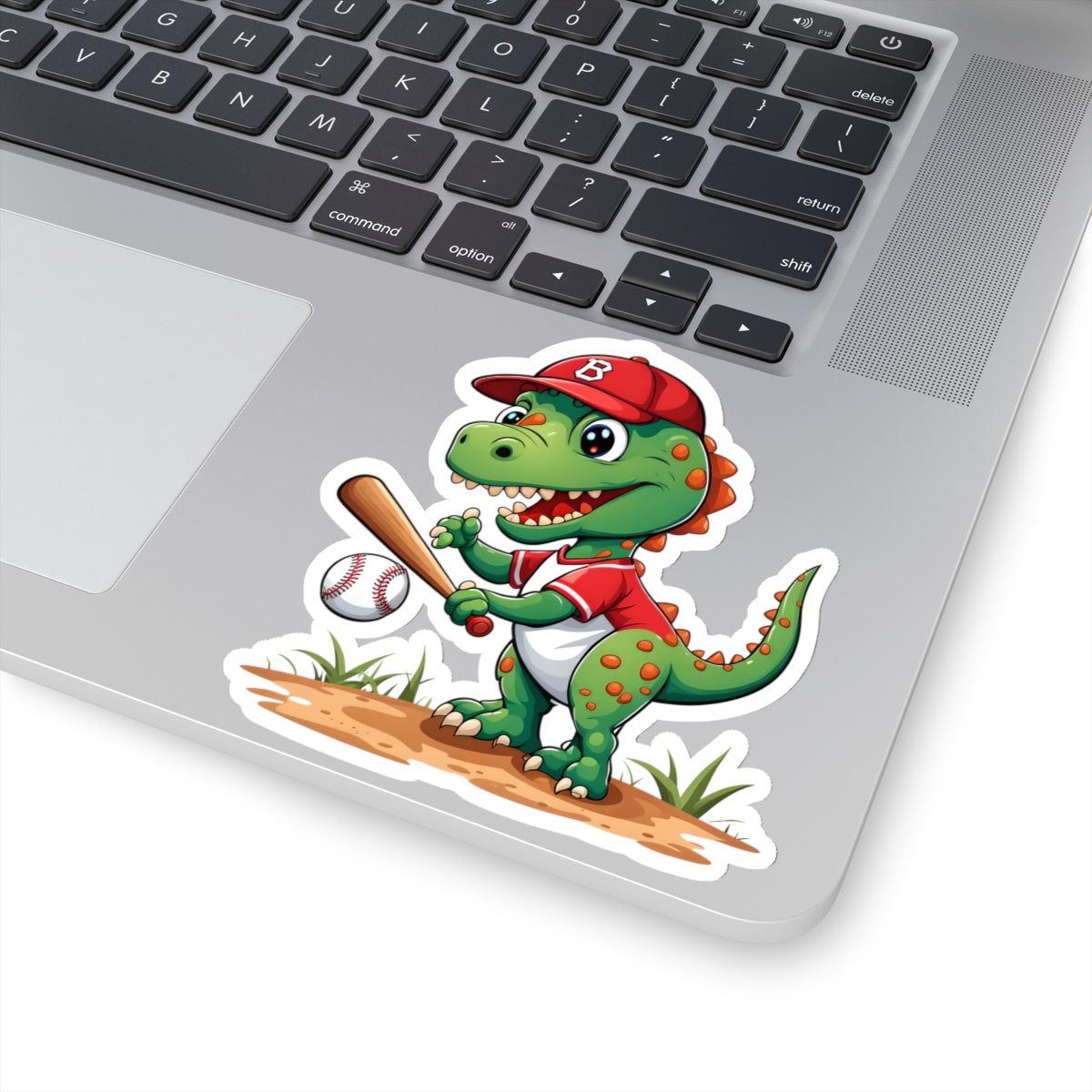 Spike the Dinosaur of Summer Kiss-Cut Stickers