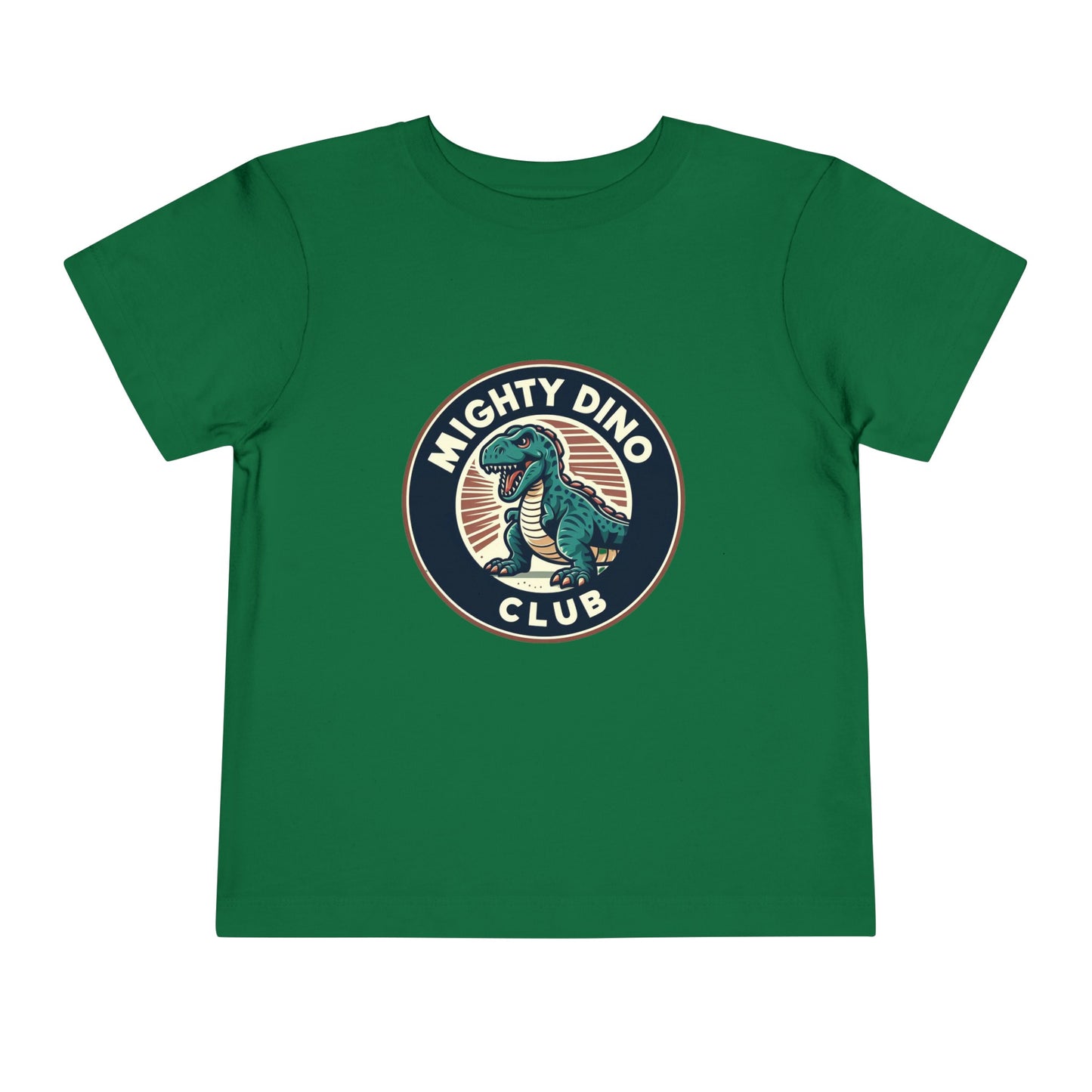 The Mighty Dino Club Toddler Short Sleeve Tee Kelly Green