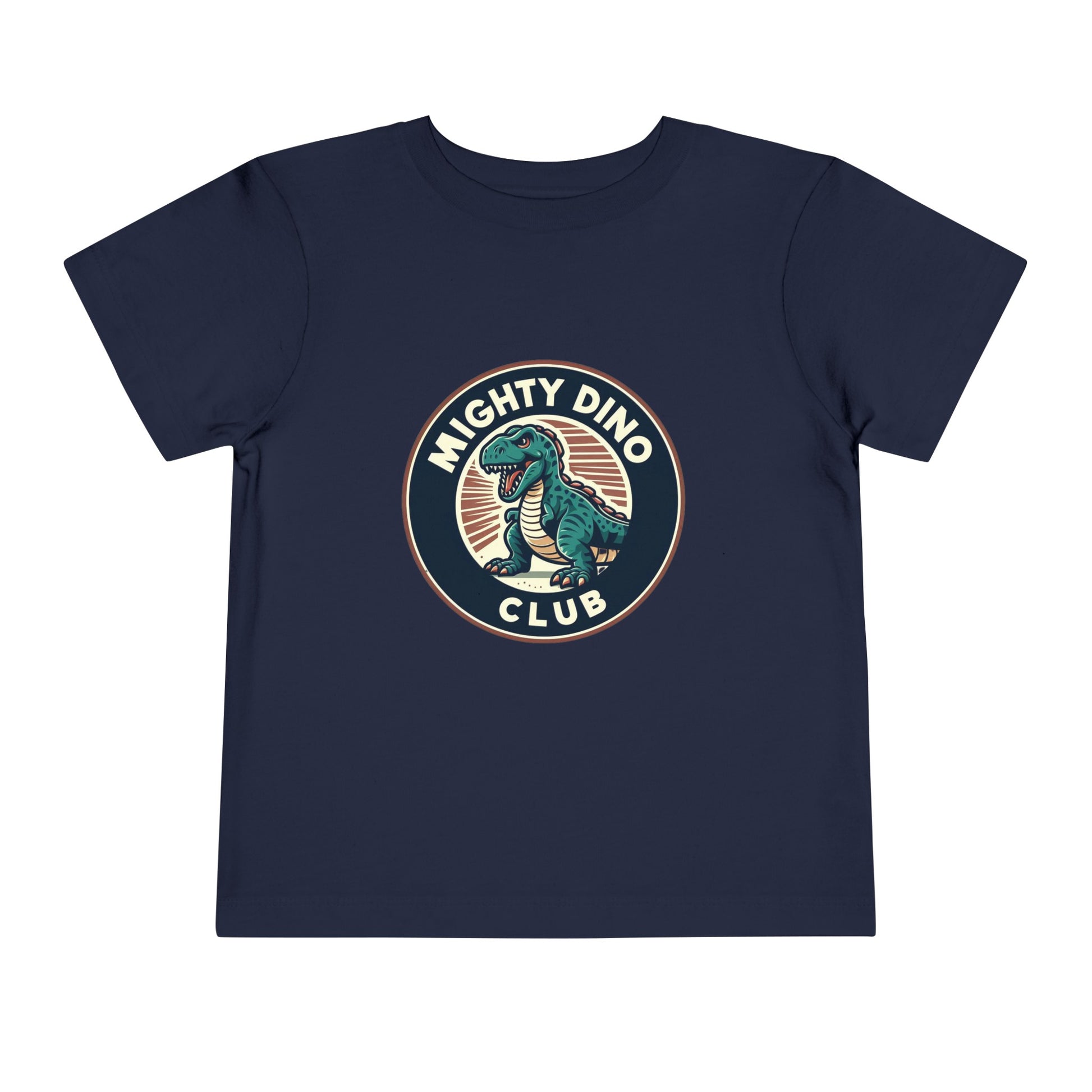 The Mighty Dino Club Toddler Short Sleeve Tee Navy Blue