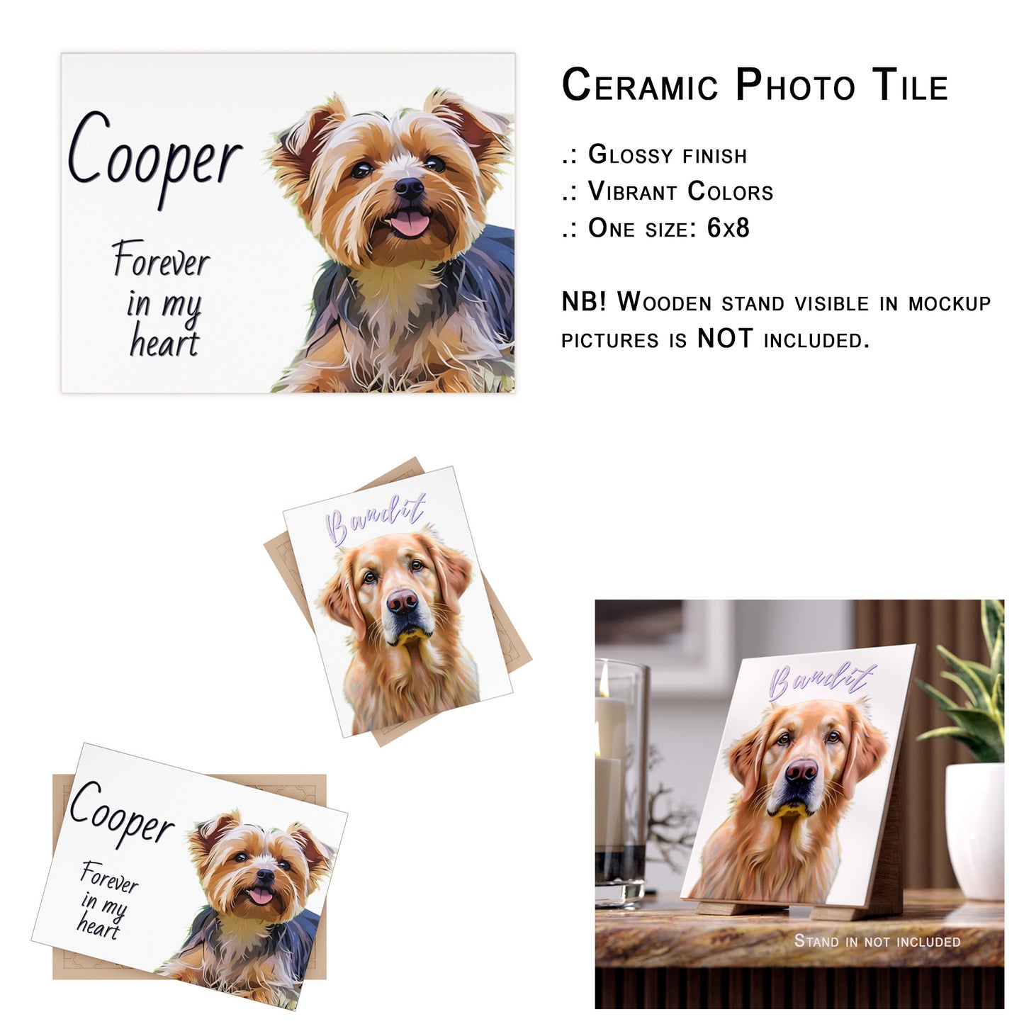 Turn Your Favorite Pet Photo into a Custom Drawing, Printed on Your Choice of Item. The perfect gift for any pet lover.