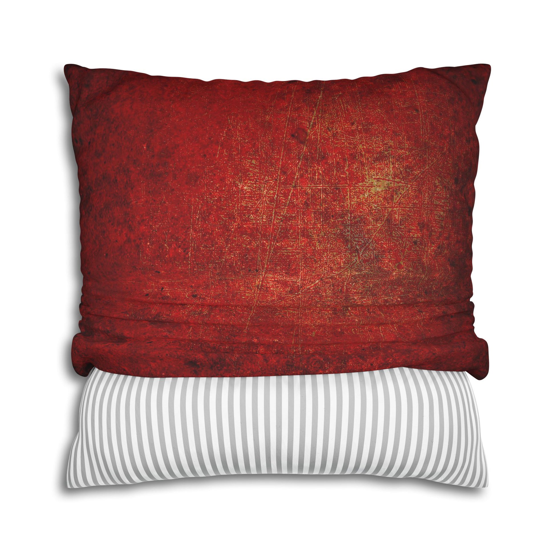 Lava Red Background replacement Pillow Cover back